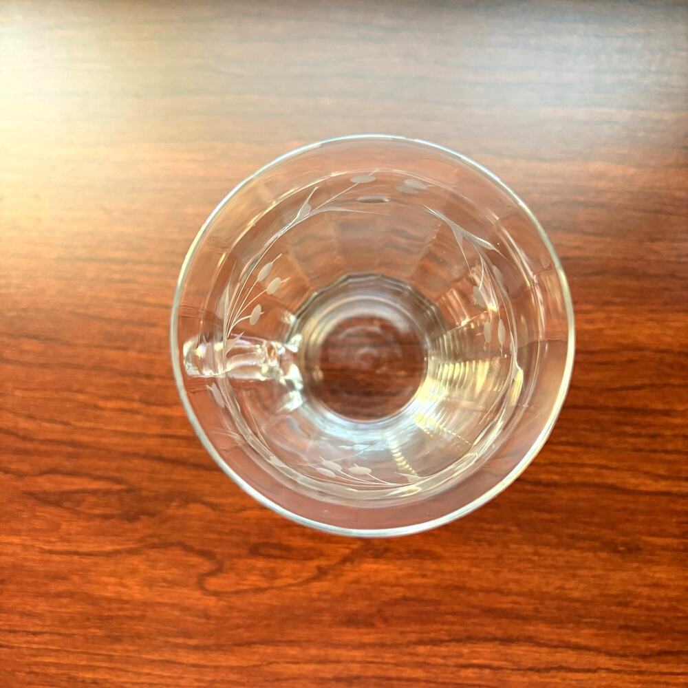Set of 6 Antique Crystal Irish Coffee Mugs Etched Elegant Hot Toddy Glasses 10oz - Picture 7 of 11